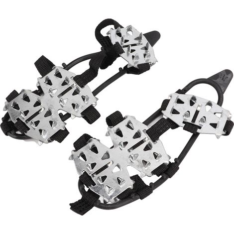 1 Paire de Crampons 12 Pointes Antidérapants pour Chaussures de Randonnée Hiver (1/5)