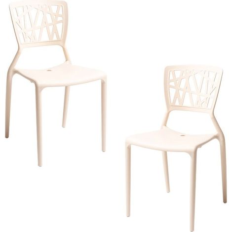 Packs Sillas Jardín - Pack 2 Sillas Delta - Beige (1/5)