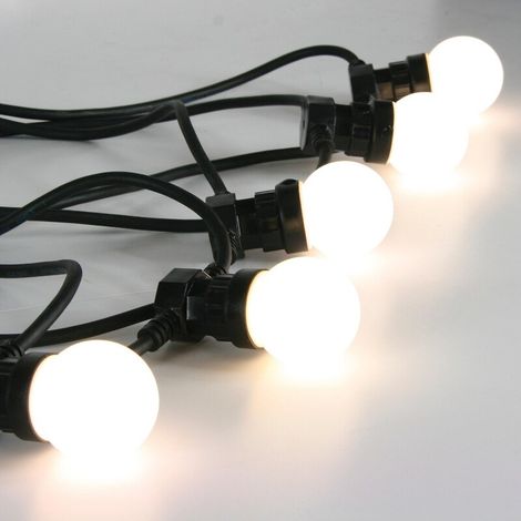 guirlande à led - longueur 10 mètres - raccordables - 230v - blanc - festilight 50352-1-b0 (1/3)