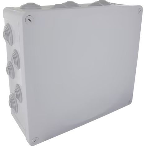 Boîte de dérivation étanche IP55 325 x 275 x 120 mm – Couvercle vissable 1/4 de tour – Résistance aux chocs IK07 – Température de travail -25°C +40°C – BLM (1/2)