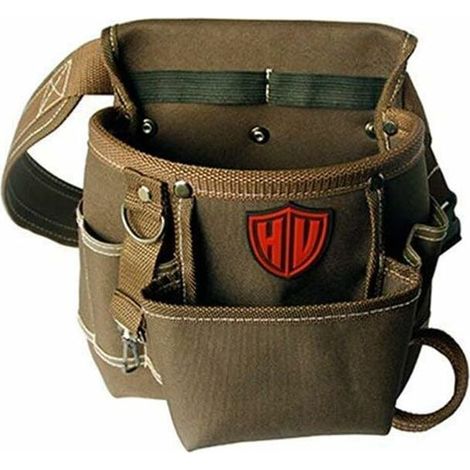 Quick Release Adjustable Tool Belt Heavy Duty Canvas Case for Builder Work Organizer, Handyman (1/5)