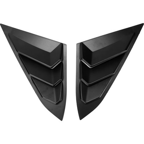 2pcs Honda Civic 2016-2019 Lunette Arrière Déflecteur d'Air Prise Ventilation Caches Latéraux (1/3)