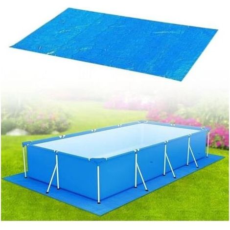 Tapis De Sol Piscine - Tissu Tissé Imperméable - Pour Piscines Gonflables - 300x200 Cm (1/5)