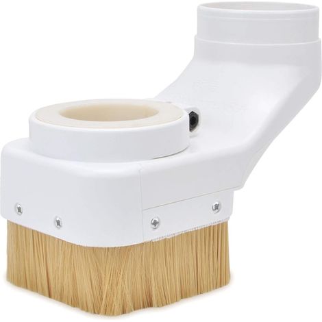 NL330 CNC Cache-Poussière, Nettoyeur de Cache-Poussière de Broche pour Routeur CNC 125 mm Moteur de Broche Fraiseuse Outil de Gravure, Blanc (1/5)