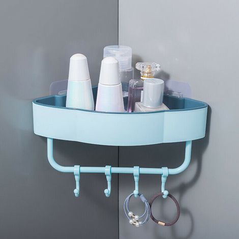 Estante esquinero de pared para ducha SUNSIOM, organizador de baño, ahorrador de espacio, para gel de ducha, jabón y cosméticos. (1/5)