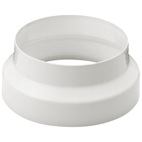 riduzione in acciaio bianco 12/8 cm per tubo tubi stufa stufa camino