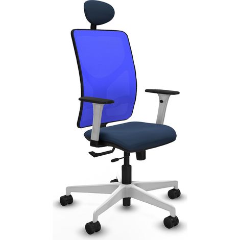 Chaise de bureau piqueras y crespo Motilla menthe bras blancs (1/2)