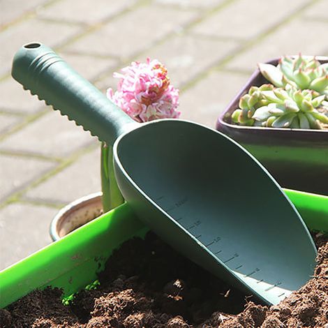 Pelle De Jardin En Plastique - 30 X 9 Cm - Échelle En Centimètres - Poignée Ergonomique Antidérapante - Pour Plantation Transplantation Et Bricolage Extérieur - 1 Pièce (1/5)