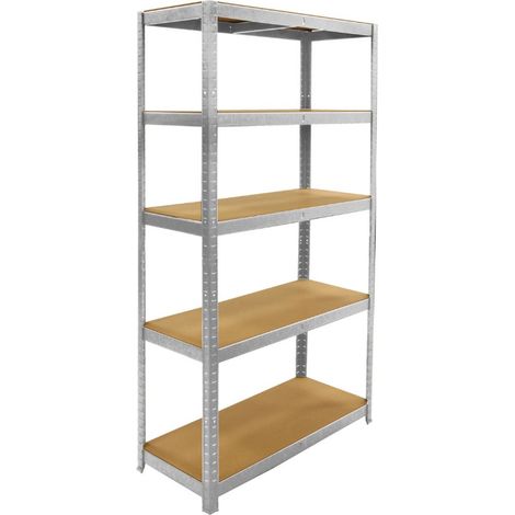 Étagère métallique 180 x 90 x 40 cm, 5 étagères (1/3)