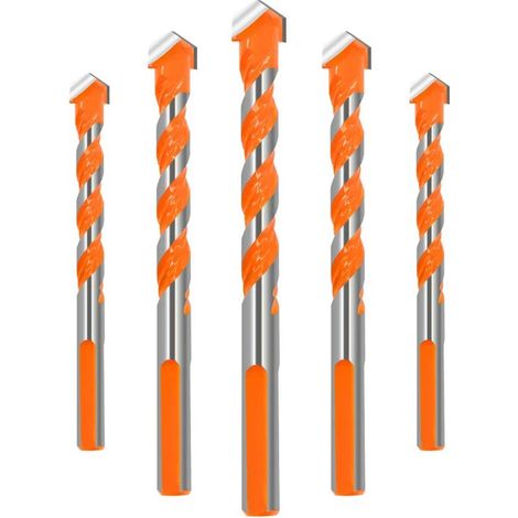 Green Mobility-Jeu de forets à diamant, 5 pièces, pour carrelage, marbre, verre, perçage, scie à trous, céramique, noyau de perçage, 6-12mm, (1/5)
