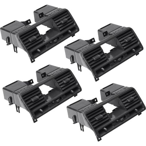 4 pannelli di uscita aria condizionata, prese d'aria per cruscotto rivestite per Pajero Montero V31 V32 V33