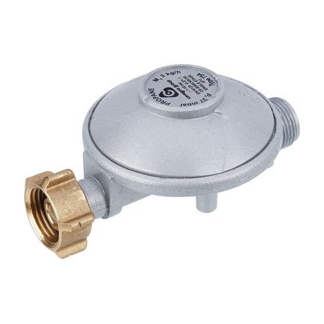 Blanc Habitat – Détendeur gaz propane 3kg – Pression nominale 37mbar – Pour espaces confinés – Détendeur Flumensxe