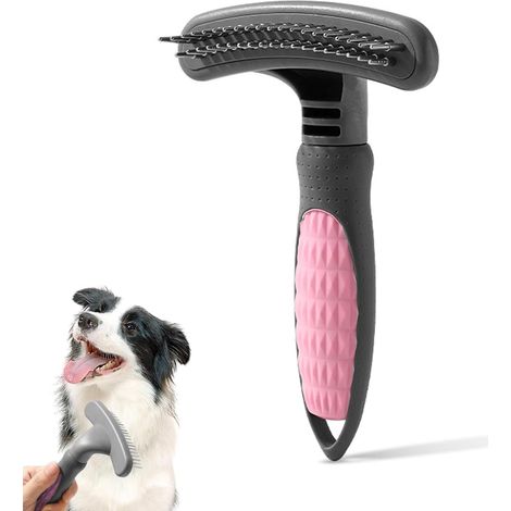 Peigne Chien avec Deux Rangées de Broches (1/5)