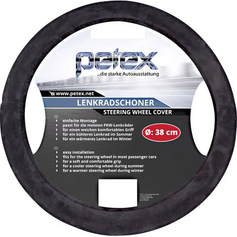 Petex Design 1108 Lenkradbezug Schwarz 36 - 38 cm