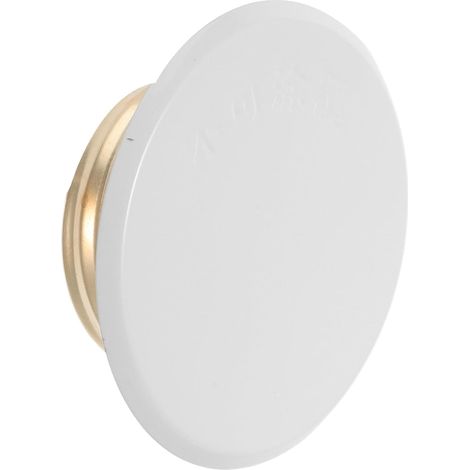Plaques de Protection pour Têtes D'arrosage en Cuivre Blanc 4 Pièces 8,7 Cm Jupe de Gicleur D'incendie et Rosace Décorative pour Équipement D'irrigation Automatique, (1/5)
