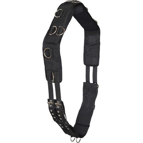 Fascione da doma in nylon con imbottitura e sottopancia in neoprene
