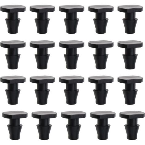100pcs Bouchon de Tuyau d'irrigation Remplacement Tuyau Goutte à Goutte Embouts Irrigation Capillaire Petit Bouchon Accessoires pour Machine à Laver Jardin Arrosage Irrigation (1/4)