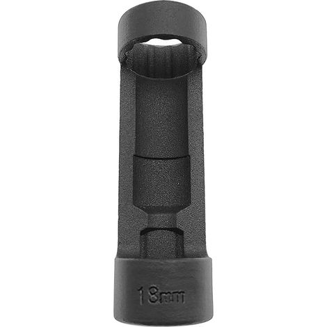 Federbeinmutter-Steckschlüssel, 12-Punkt 1/2"-Antrieb Federbein-Steckschlüssel-Werkzeug Autoreparaturwerkzeug (19 mm Schwarz)