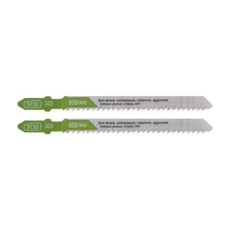 Lame De Scie Sauteuse Bois Accroche En T 100   2,5 Mm (1/2)