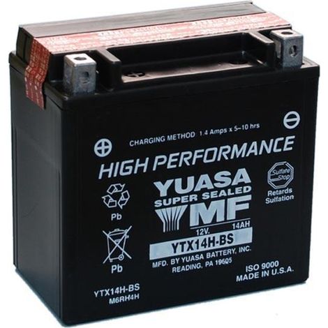 BATTERIA YUASA YTX14H-BS 12V 12 Ah