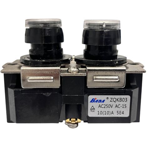 BABA ZQKB03 Elektrischer Hebezug Drucktastenschalter Mikrosteuerungsschalter 250V 16A (1/4)