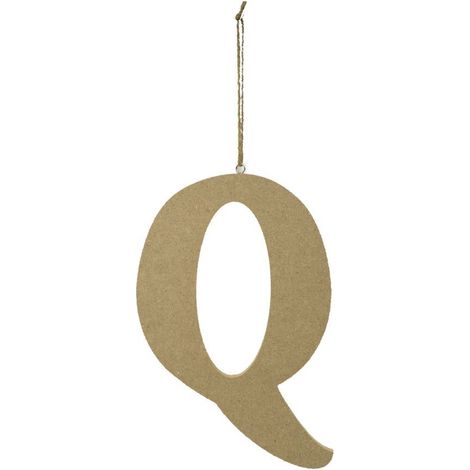 LETTERA "Q" LEGNO