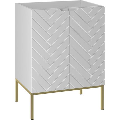 Waschtischunterschrank 60cm Daria, Weiß (1/5)