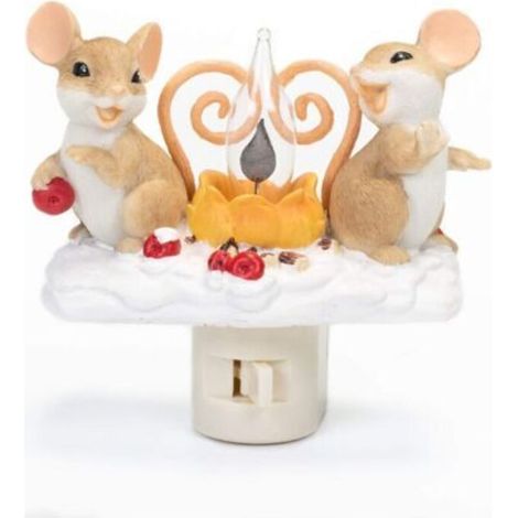 Charmante queue de souris dans une veilleuse de feu de camp, fausse bougie sans flamme pour feu de camp, jolie veilleuse à insérer dans le mur, décorations de maison hantée d'Halloween (1/4)