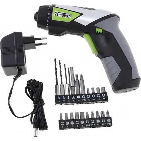 EASYCOMFORT Mini tournevis électrique sans fil 4.8V, outils électriques, Rechargeable,lampe de travail LED Portable multifonction (1/4)