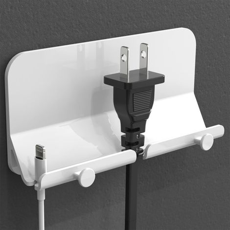 Soporte de pared adhesivo antideslizante para teléfono y tableta, ideal para la cocina y el baño.