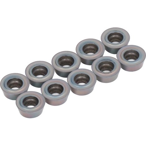 [10pcs] RDMT1204MOTN Insert de Fraisage CNC en Carbure Trempé, Pièces Acier Sept Couleurs, Acier Durci (1/5)