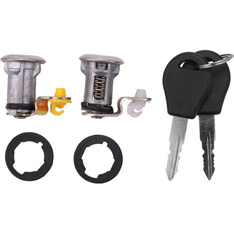 Kit di serrature per portiere auto sinistra e destra con chiave per pickup Pathfinder 1987-1991 80600-01G25