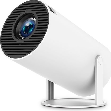 Filiyano – Projecteur Android 11 – PRO - Projecteur Android 11.0 2,4 GHz / 5 GHz WiFi 6 Bluetooth 5.0 1280 x 720p Home Cinéma Blanc (1/5)