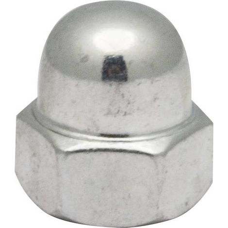 100 x DADO ESAGONALE CIECO M  8 ZINCATO UNI5721