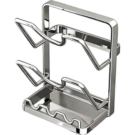 Support de couvercles de casserole - - Design multifonctionnel - Rangement vertical sécurisé (1/5)