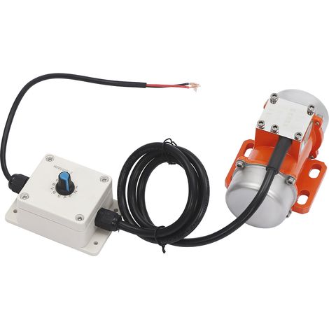 Moteur vibrant Moteur électrique vibrant Moteur vibrant sans balais CC Micro-moteur vibrant Vibrateur asynchrone 60 W CC 12 V + régulateur de vitesse 4000 tr/min Aluminium (1/5)