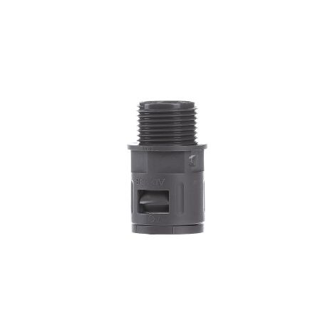 flexa Schnellverschraubung RQG1-M AD15,8/M20 grau IP66 gerade (1/2)