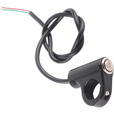 Motorrad-Lenkerschalter 22 mm, Druckknopf für Scheinwerfer, Bremslicht und Nebelscheinwerfer EIN/AUS, Modell A, blaue Ausführung, Daumenbedienung, wasserdichtes Motorradteil. (1/5)