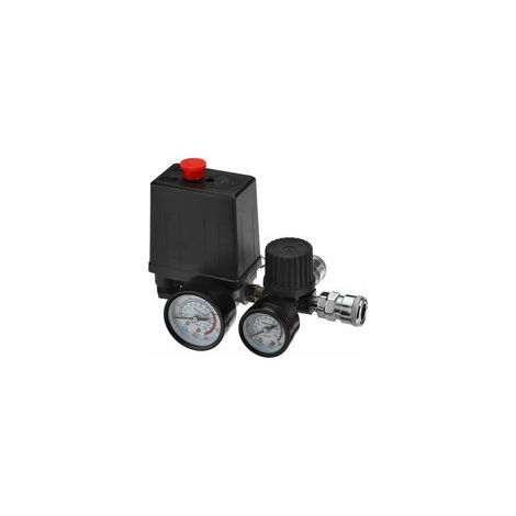 Air Pressure Switch Regulator 220V 0-180 PSI G1/4 3000 L/min Professional Aluminum (1/5)