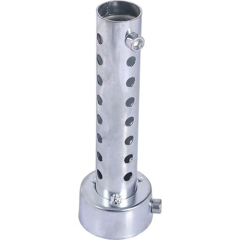 Universel Moto chappement Peut DB Killer Silencieux Silencieux Chicane Insert Argent 45mm (1/5)