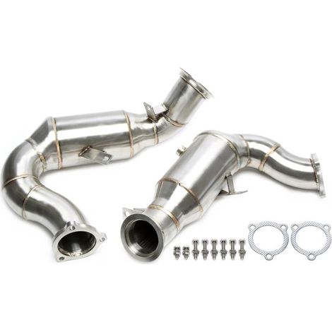 Downpipe Echappement Inox Porsche Macan de 2014 a 2018-41166045 (1/2)