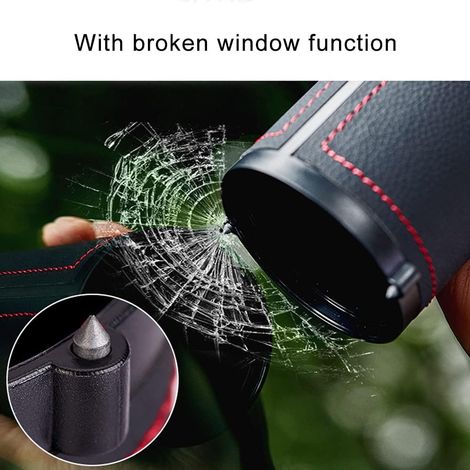 Boite Mouchoirs Cuir Multifonctionnelle Noire pour Maison Voiture (1/3)