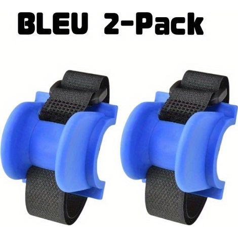 Angelrutenhalter – Ablage mit U-förmiger Stütze, tragbare und robuste Rutenhalter für Boots- und Uferangeln, 2er-Set, BLAU (1/5)