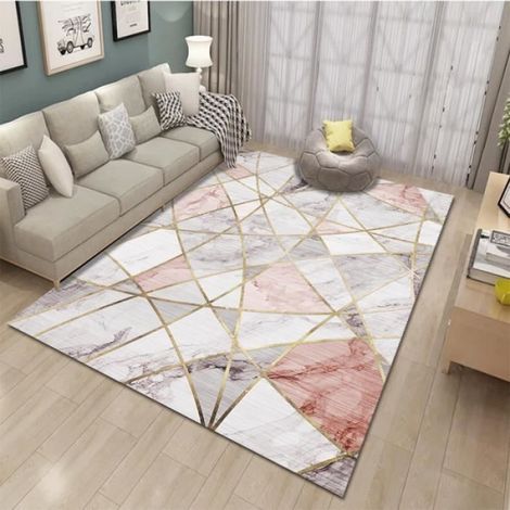 GOGLOVING Tapis de salon Tapis imprimé de style européen et américain-Style F-120x160cm (1/4)