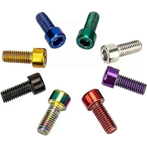 Vis à tête hexagonale 5x12mm en acier inoxydable pour porte-bidon (lot de 4) - JXLGV (1/4)