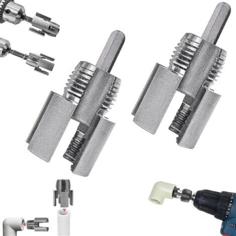 Outil de coupe de filetage de tuyau,outil de filetage interne et externe intégré,kit d'enfile-tubes en PVC compatible (1/5)