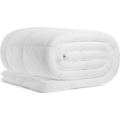 Nordische weiße Decke Nalui Warmy E200 155 x 220 cm