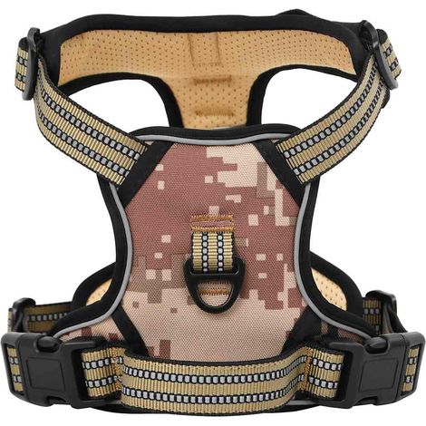 Harnais pour chien avec laisse et collier réglables XL (1/5)