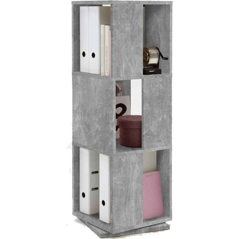 Étagère Pivotante "3 Compartiments" 108cm Gris (1/2)