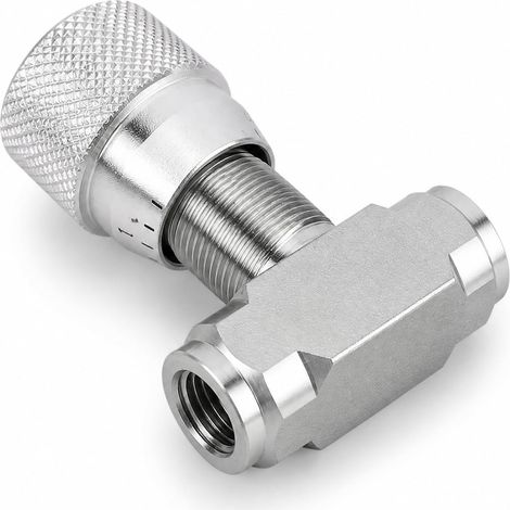 Vanne Régulation Débit Hydraulique, Acier Allié, 1/4" (1/5)